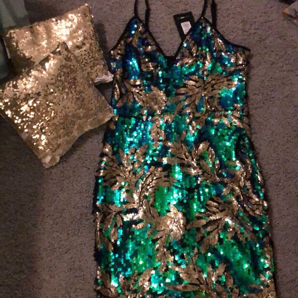 Jade/Combo dress M